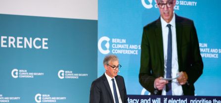 Oliver Rentschler (Director-General for Climate Diplomacy and Geoeconomics, German Federal Foreign Office) closing BCSC 2024 Male speaker speaking at BCSC2024